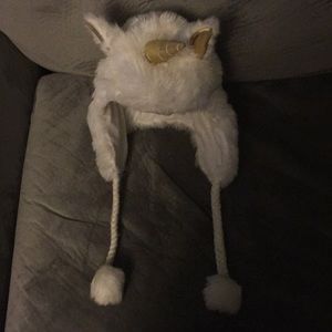 Winter unicorn hat